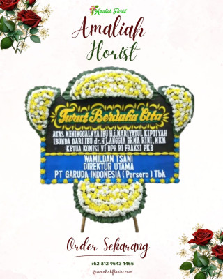 Papan Bunga Duka di Banjarbaru