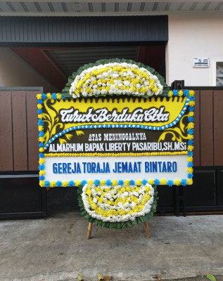 Papan Bunga Duka di Banjarbaru