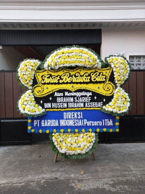 Papan Bunga Duka di Banjarbaru